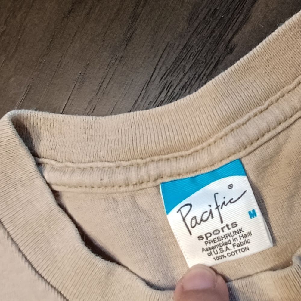 Pacific Sports tan tee - Picture 3 of 5
